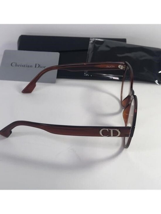 New Authentic Dior Ladies Tortoise Aviator/Pilot Eyeglass Frames DIORCD3 main image 11